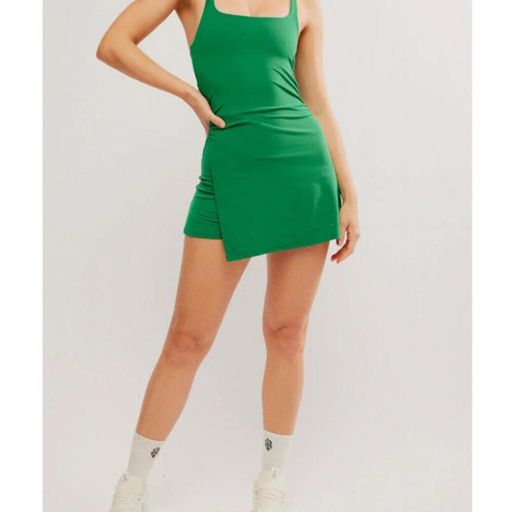 Free People Movement NEVER BETTER DRESS in Heritage Green NWT